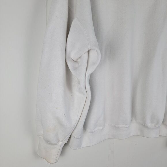 Vintage 80s O'Neal's Fine Ales Ireland Sweatshirt White Size L Made In USA - Picture 15 of 16